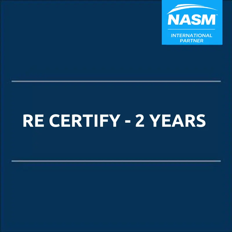 NASM Re-Certify
